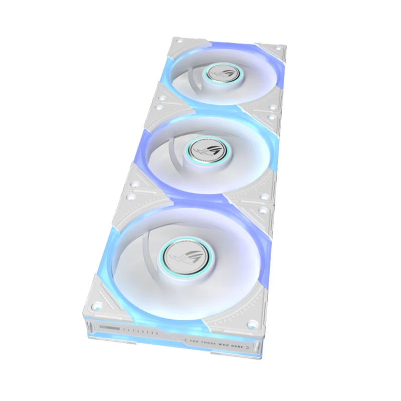 Asus ROG Eurux GR120 ARGB Reverse Fan CPU Cooling Fan (Triple Pack) (Black, White)