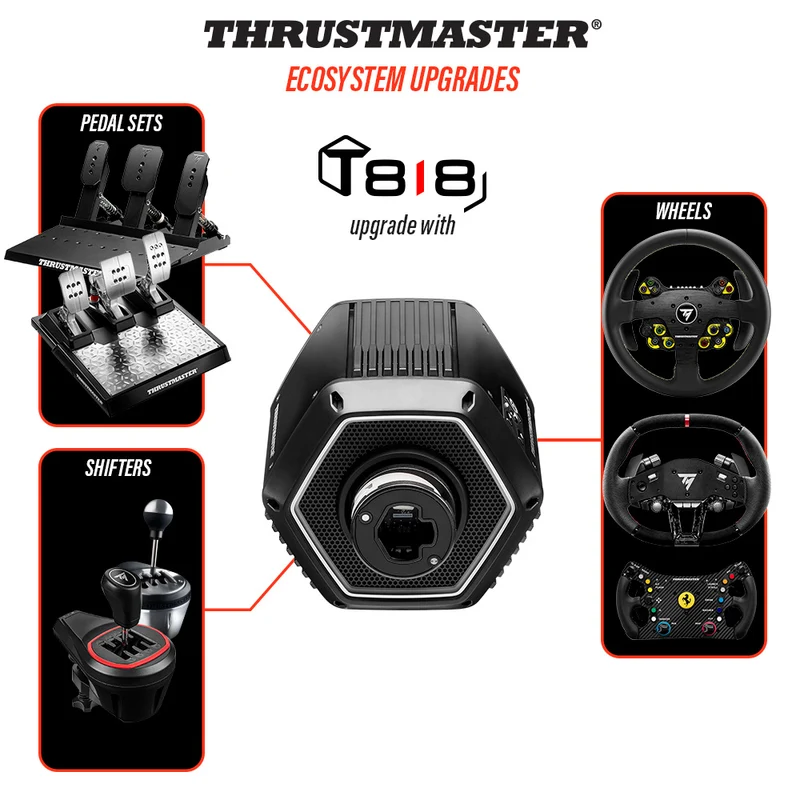 Thrustmaster T818 Black Edition Direct Drive Racing Wheel Base (2960974)