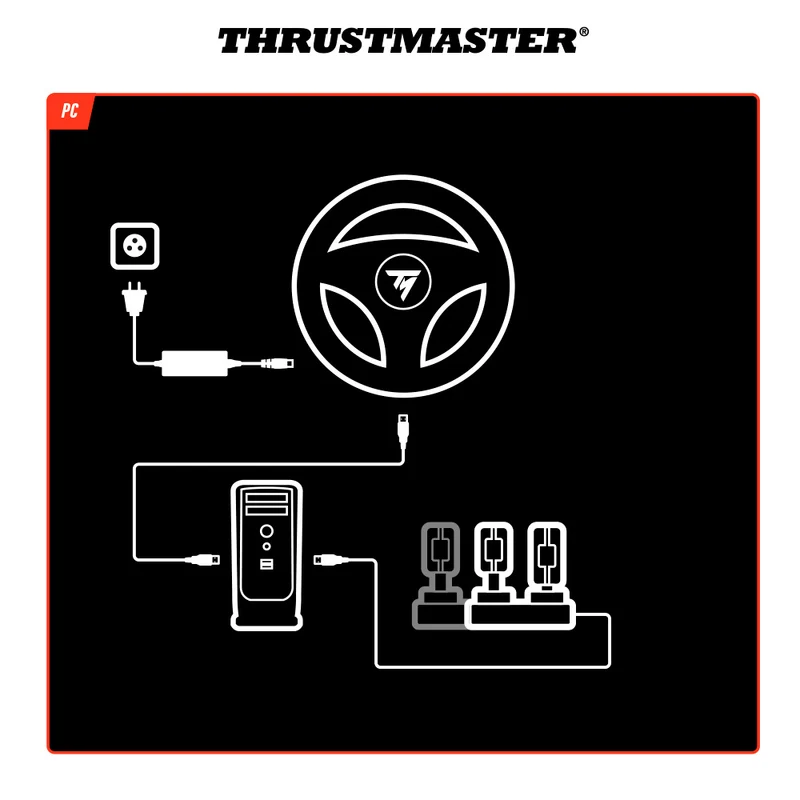 Thrustmaster T818 Black Edition Direct Drive Racing Wheel Base (2960974)