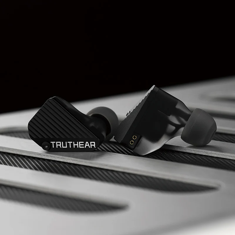 Truthear Pure 1DD + 3BA Hybrid In-Ear Monitor with Detachable Cable (Black)
