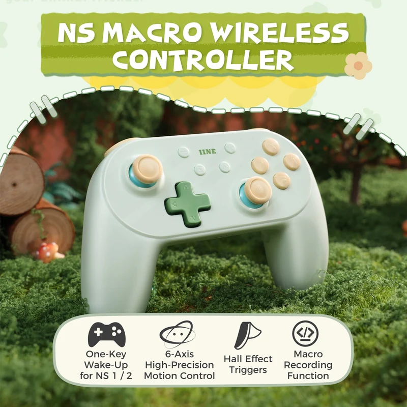 IINE Athena Wireless Controller for Nintendo Switch / Nintendo Switch 2 (Island of Dreams) (L1267)