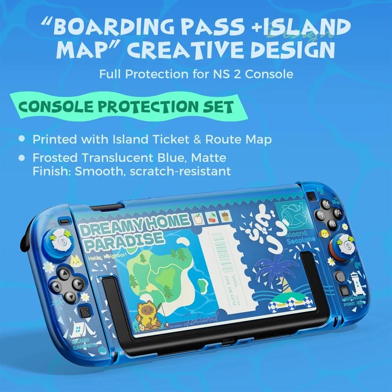 IINE Protective Case Set for Nintendo Switch 2 (Dreamy Home Paradise) (L1264)