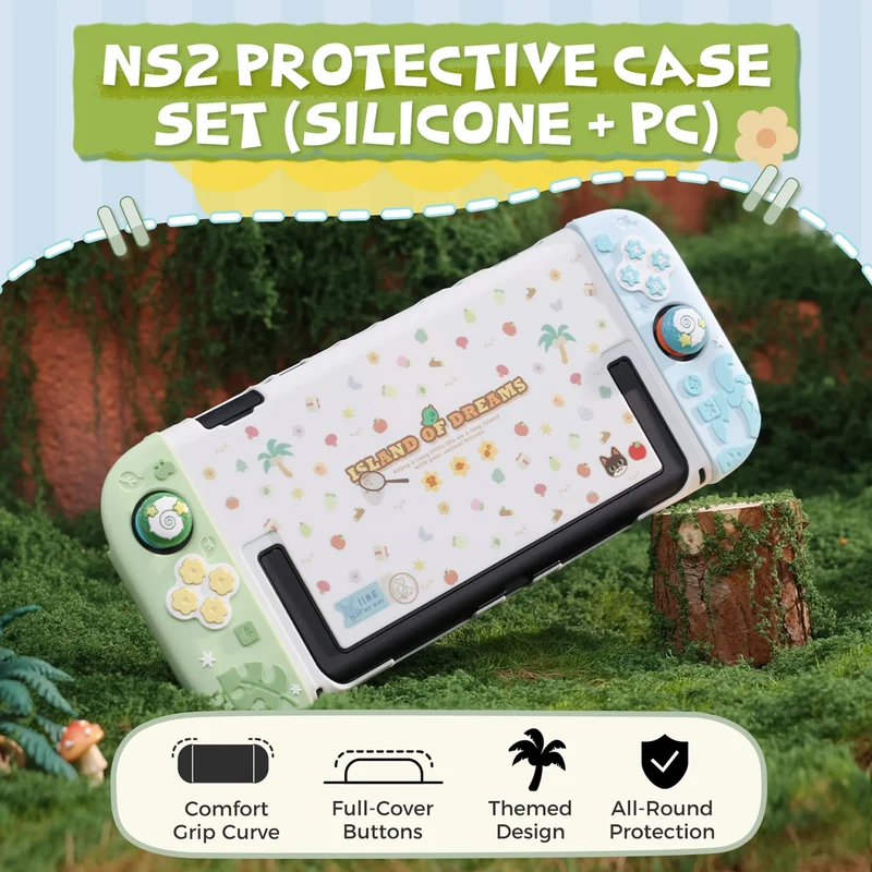 IINE Protective Case for Nintendo Switch 2 (Island of Dreams) (L1268)