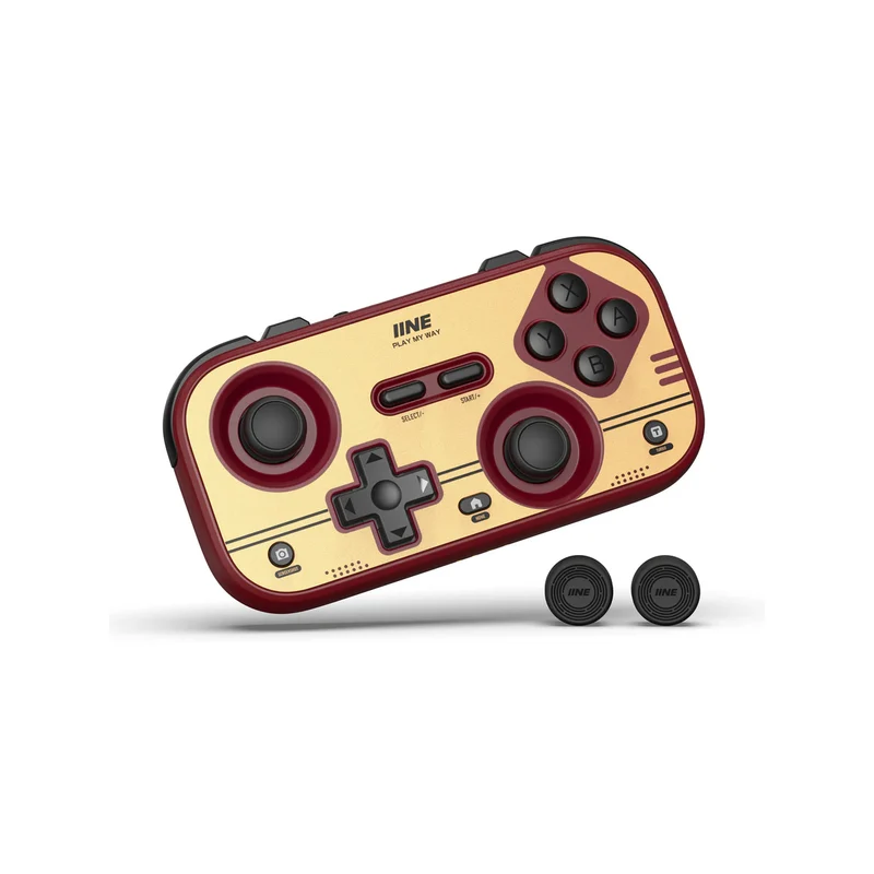 IINE Palm-Sized Retro Chronos Controller for Nintendo Switch / Nintendo Switch 2 (Red, Berry Choco, Mint Choco) (L1241, L1291, L1290)
