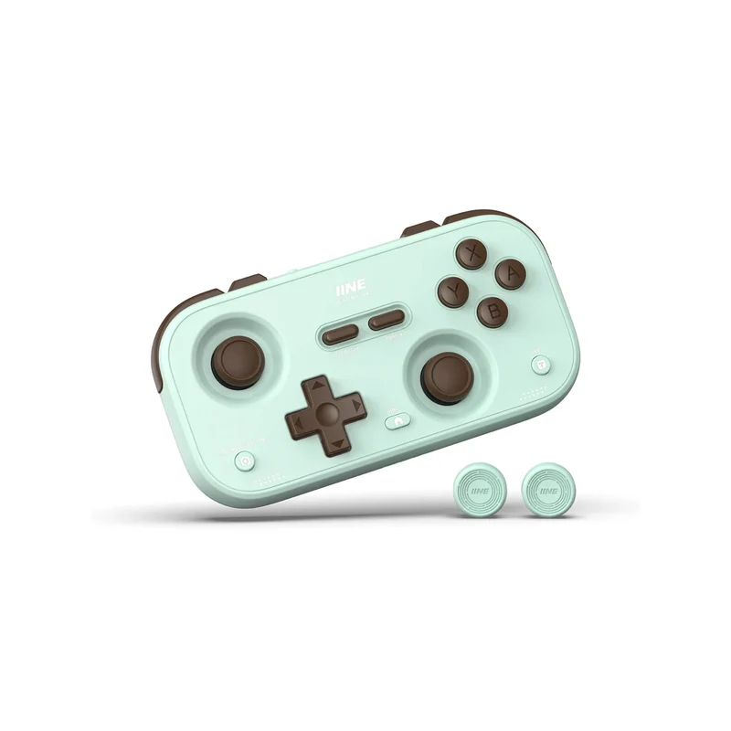 IINE Palm-Sized Retro Chronos Controller for Nintendo Switch / Nintendo Switch 2 (Red, Berry Choco, Mint Choco) (L1241, L1291, L1290)