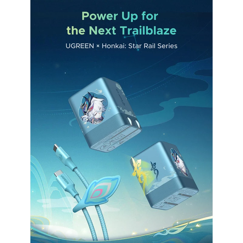 Ugreen x Honkai: Star Rail Nexode Air 65W GaN Fast Charger (X860/95169HSR)