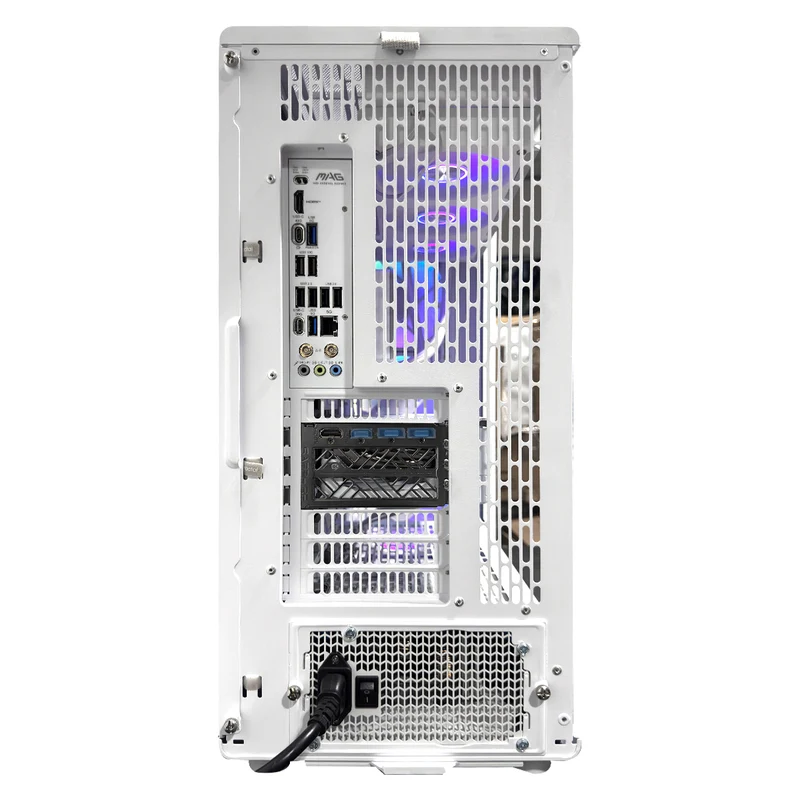 Ultra Epoch White Desktop Gaming PC | AMD Ryzen 7 9800X3D | 32GB (2x16GB) RAM | 2TB SSD | RX 9070 XT | Windows 11 Pro