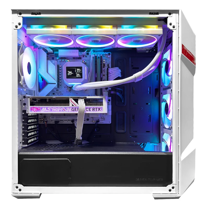 Sophos TD500 RYU version White Desktop Gaming PC | AMD Ryzen 7 9700X | 32GB (2x16GB) RAM | 1TB SSD | RTX 5060 TI | Windows 11 Pro