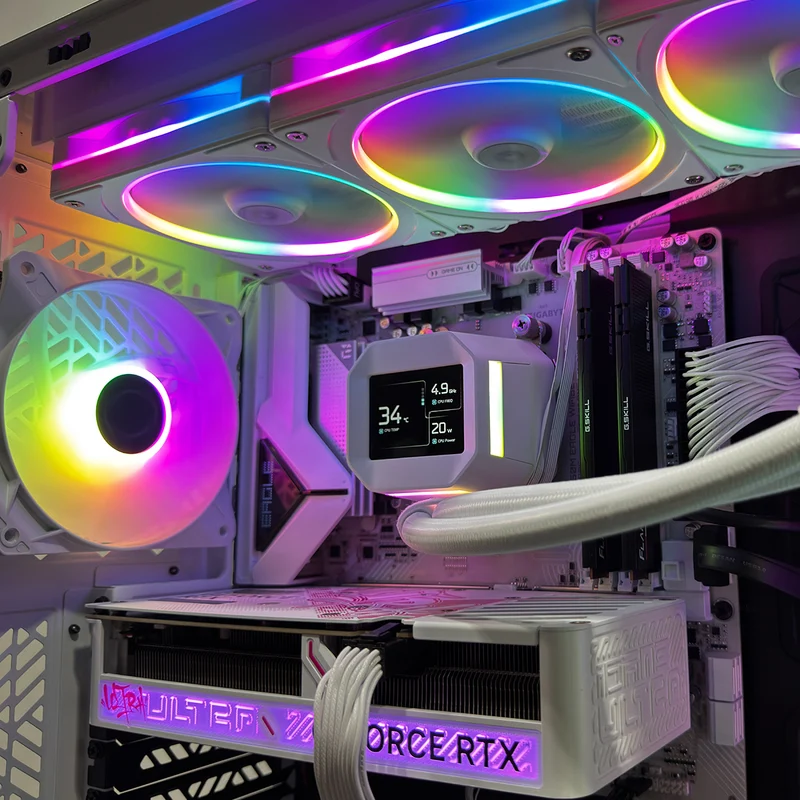 Sophos TD500 RYU version White Desktop Gaming PC | AMD Ryzen 7 9700X | 32GB (2x16GB) RAM | 1TB SSD | RTX 5060 TI | Windows 11 Pro