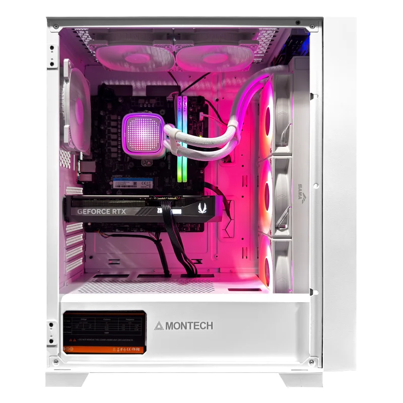 Sophos Air 1000 White Desktop Gaming PC | AMD Ryzen 7 7700X | 32GB (2x16GB) RAM | 1TB SSD | RTX 5070 | Windows 11 Pro