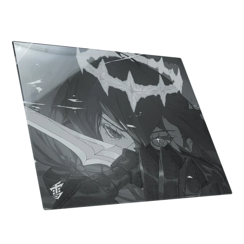 Yuki Aim Monokuro Glass Mousepad (490x420x3.1mm)