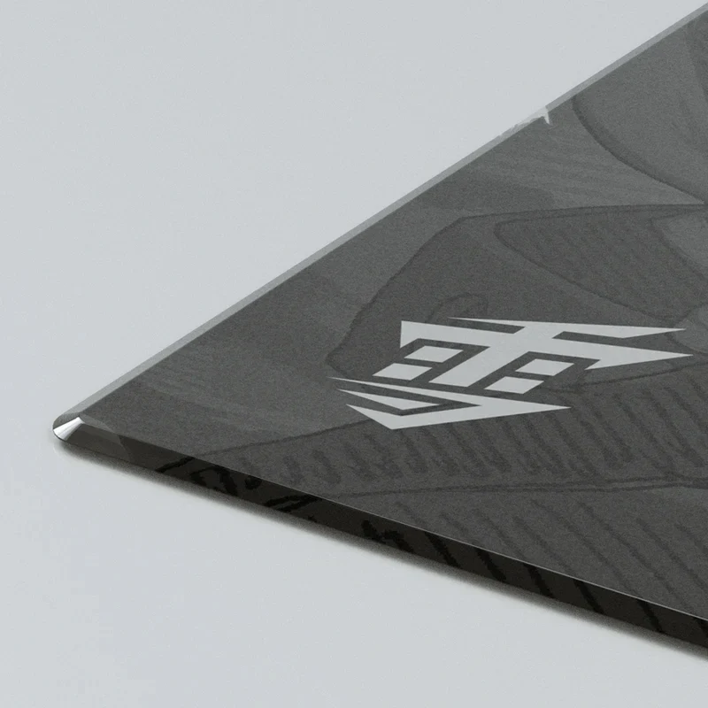 Yuki Aim Monokuro Glass Mousepad (490x420x3.1mm)