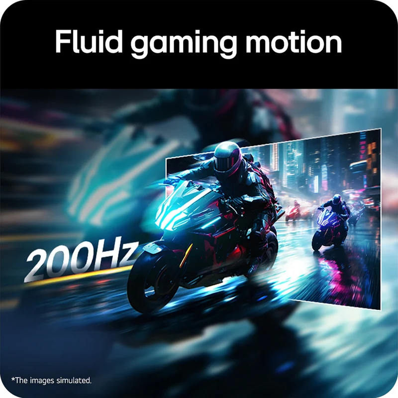 LG UltraGear G6 32G620B-B 32" QHD (2560x1440) 200Hz 1ms GTG IPS Gaming Monitor with Tilt/ Height/ Pivot/ Swivel Adjustment