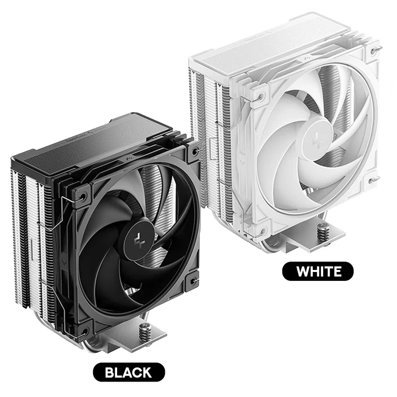 DeepCool AG400 G2 Superior Performance 4-Heatpipe Single Tower CPU Air Cooler (Black, White) (R-AG400-BKNPMG2-G, R-AG400-WHNPMG2-G)