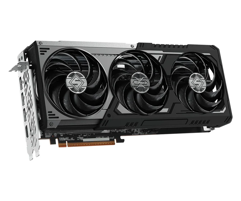 Asrock AMD Radeon RX 9070 GRE Steel Legend Dark 12GB OC GDDR6 Graphics Card