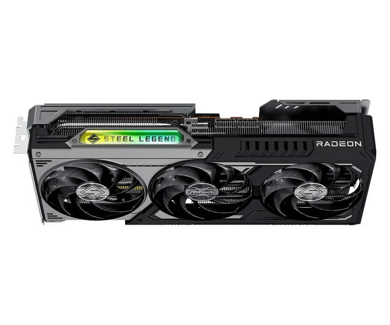 Asrock AMD Radeon RX 9070 GRE Steel Legend Dark 12GB OC GDDR6 Graphics Card