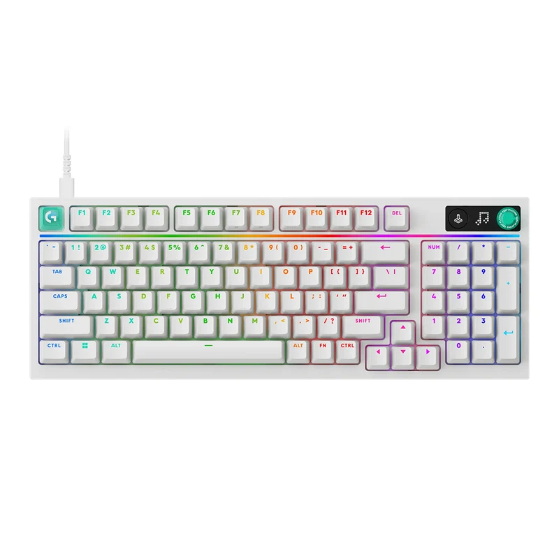 Logitech G316 X 98 Wired Mechanical Gaming Keyboard (White)