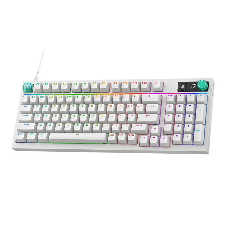 Logitech G316 X 98 Wired Mechanical Gaming Keyboard (White)