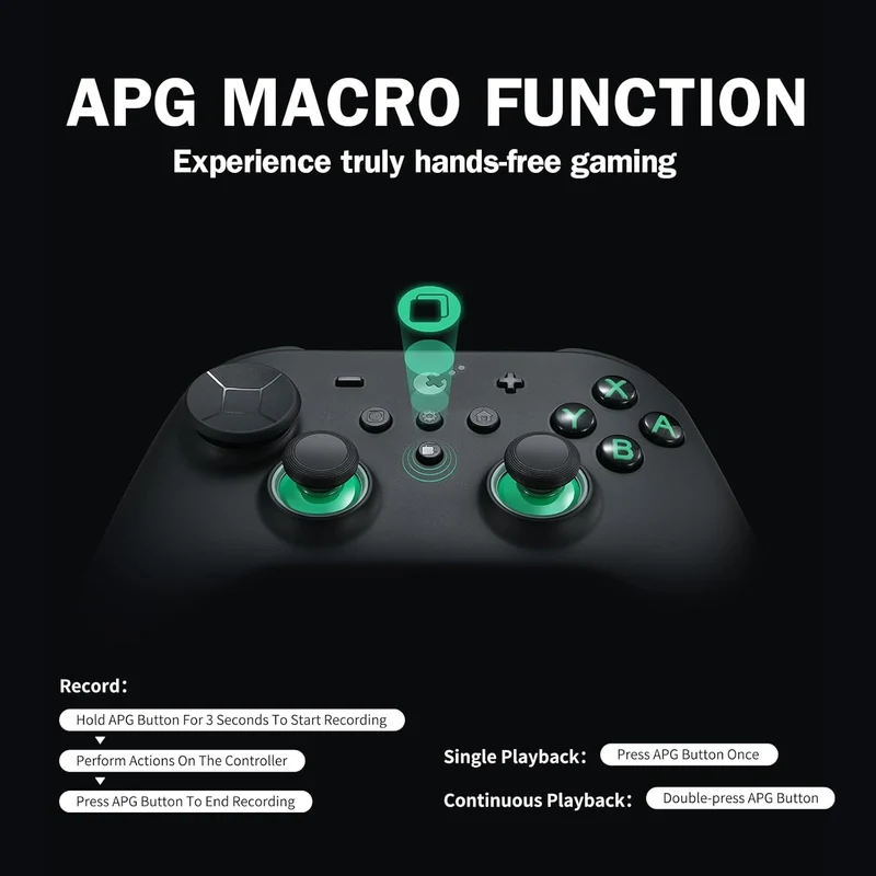 Gulikit TT Pro Controller NS68 (GB Retro, Black)