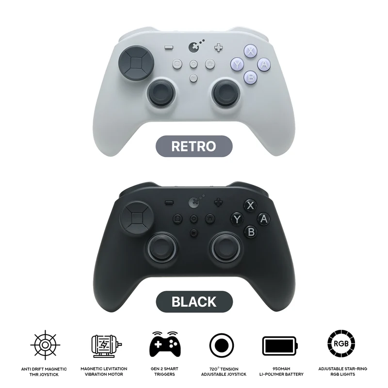Gulikit TT Max Controller NS69 (Retro, Black)