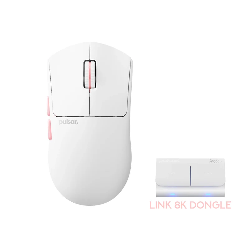 Pulsar Pro Series Jinggg-X eSports Wireless Gaming Mouse (White) (PJGX21)
