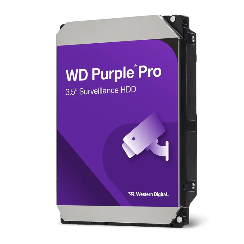 WD Purple Pro 3.5" SATA Video Analytics Hard Drive (10TB, 14TB) (WD102PURP, WD142PURP)