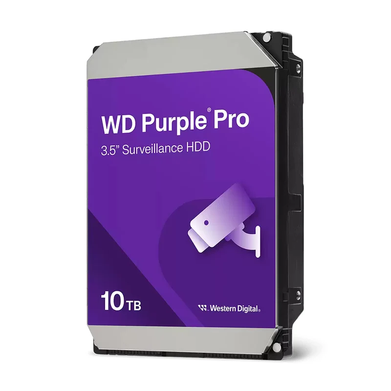 WD Purple Pro 3.5" SATA Video Analytics Hard Drive (10TB, 14TB) (WD102PURP, WD142PURP)