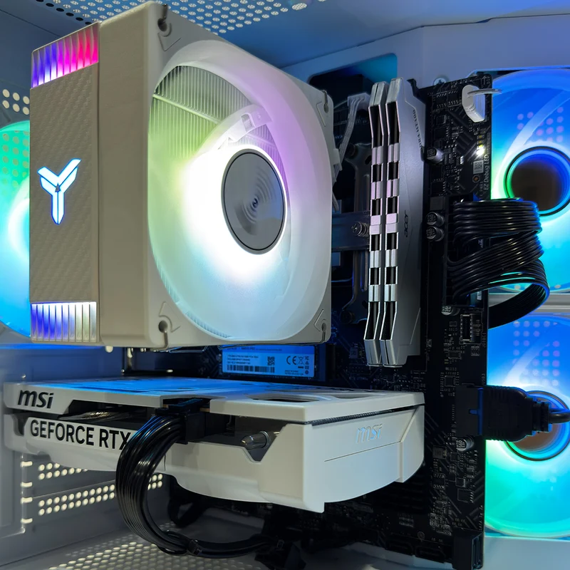 Sigma Apollo White Desktop Gaming PC | AMD Ryzen 5 5600 | 16GB (2x8GB) RAM | 1TB SSD | RTX 5060 | Windows 11 Pro
