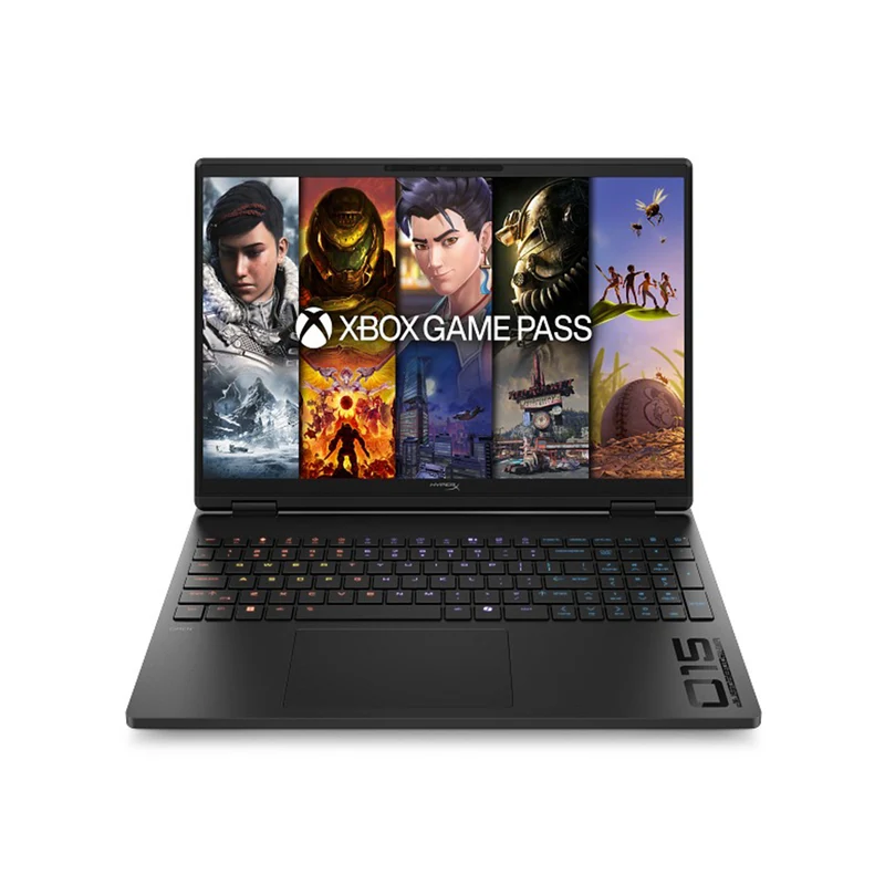 HP HyperX OMEN 15-gb0201AX Gaming Laptop (Shadow Black) | 15.3" 3K (2880x1800) OLED 120Hz | Ryzen 9 8940HX | 16GB RAM | 512GB SSD | RTX 5060 | Windows 11 Home | MS Office Home & Student 2024 + MS 365 Basic + HP Everyday 16" Laptop Briefcase