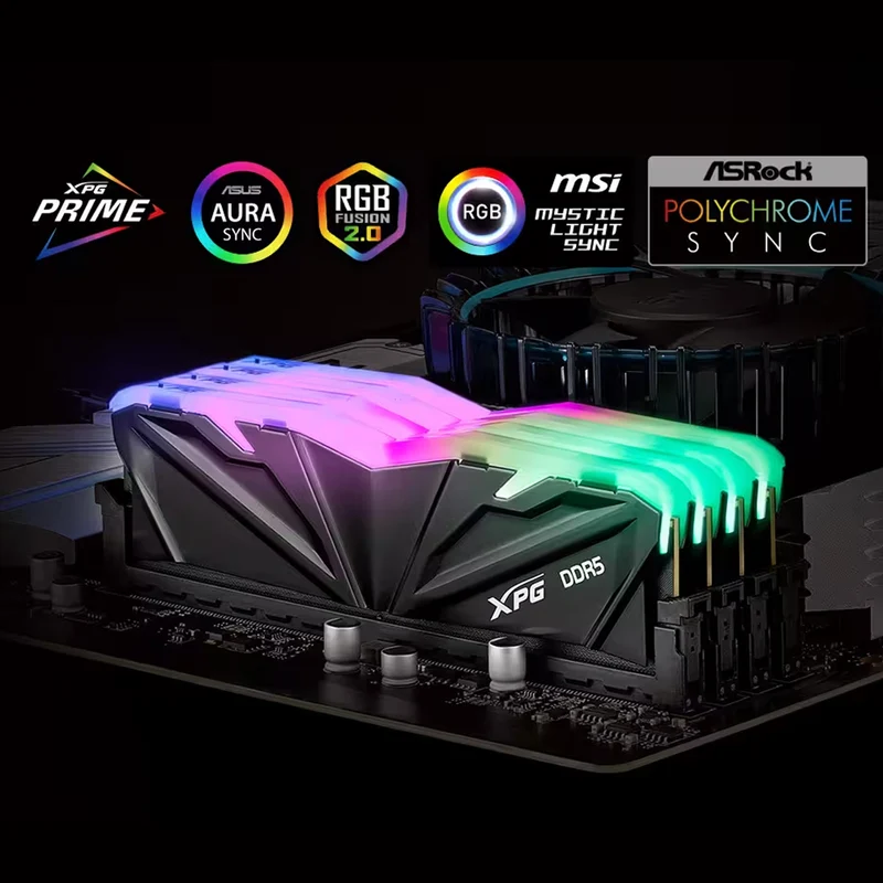 Adata XPG ARMAX RGB DDR5 6000MT/s 32GB (2x16GB) Heatsink Memory Module Kit UDIMM Desktop Memory (AX5U6000C3616G-DTAMRBK)