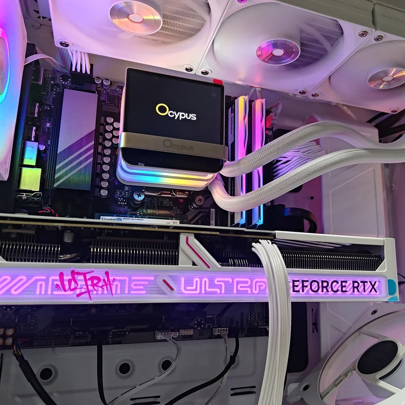 Optima Haf 500 White Desktop Gaming PC | AMD Ryzen 7 9700X | 32GB (2x16GB) RAM | 1TB SSD | RTX 5070 | Windows 11 Pro