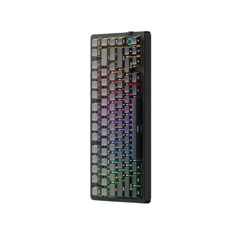 MCHOSE G75 V2 RGB Tri-Mode Hot-Swappable Mechanical Keyboard (Shadow Gradient) (Quick Gold Switch V3)