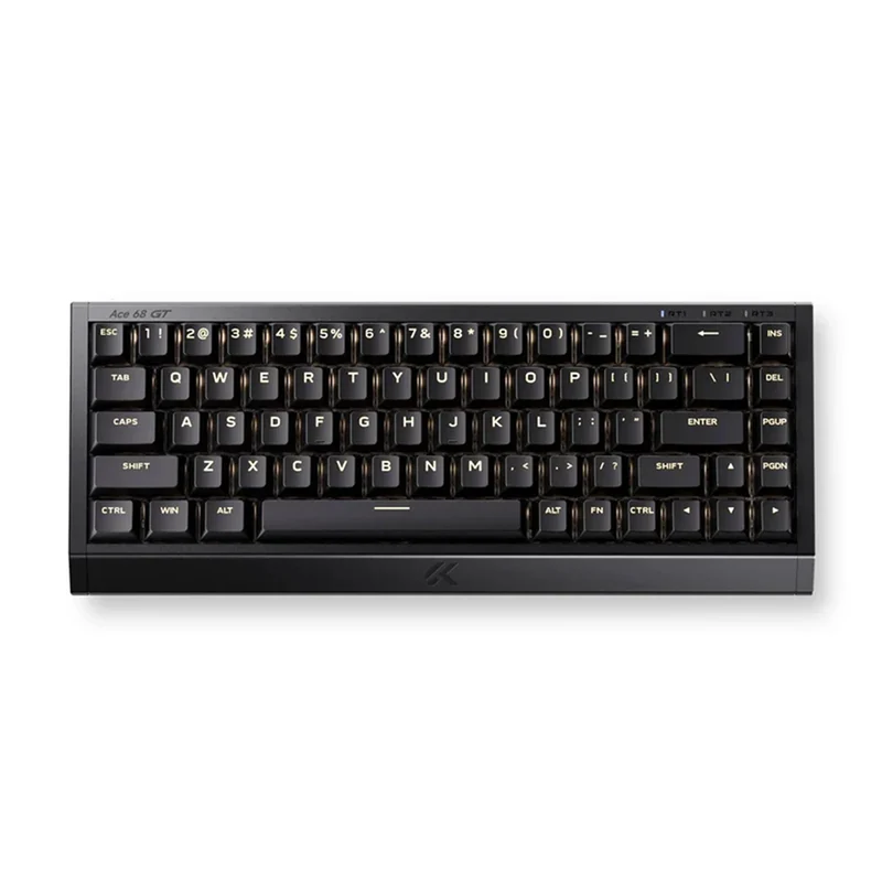 MCHOSE Ace 68 GT RGB Hot-Swappable Gaming Keyboard (Black Gold Powder) (Mount Tai Magnetic Switch)