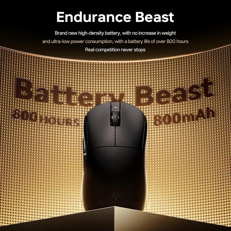 ATK Dragonfly A9 Air Ultimate+ Lightweight Wireless Gaming Mouse (Black, Midnight Pearl White, Phantom Orange, White)