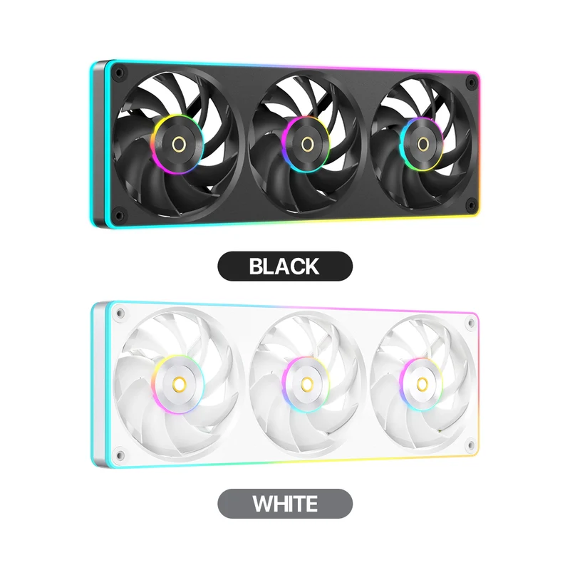 Ocypus Sigma F36 ARGB 360mm Integrated ARGB Suspended Illuminated Fan Hub (Black, White) (Sigma-F36-BK3AM00X-GL, Sigma-F36-WH3AM00X-GL)