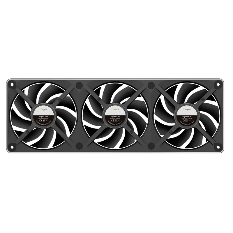 Ocypus Sigma F36 ARGB 360mm Integrated ARGB Suspended Illuminated Fan Hub (Black, White) (Sigma-F36-BK3AM00X-GL, Sigma-F36-WH3AM00X-GL)