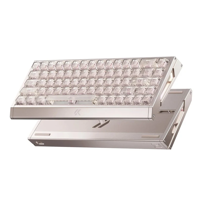 MCHOSE Ace 68 GT RGB Hot-Swappable Gaming Keyboard (Light Gold Powder) (Mount Tai Magnetic Switch)