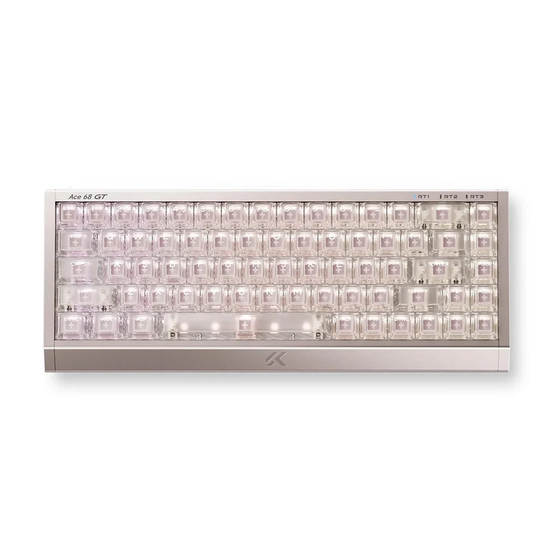 MCHOSE Ace 68 GT RGB Hot-Swappable Gaming Keyboard (Light Gold Powder) (Mount Tai Magnetic Switch)