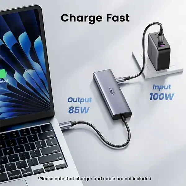 Ugreen USB-C to HDMI + 2xUSB 3.2 A + 2xUSB 3.2 C + PD Power Converter (6-in-1) Multifunction Adapter (CM511/35999)