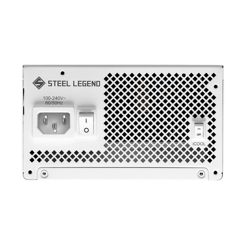 ASRock Steel Legend SL-1000GW 1000W 80+ Gold & Cybenetics Platinum ATX 3.1 PCIe 5.1 Full Modular Power Supply (White)