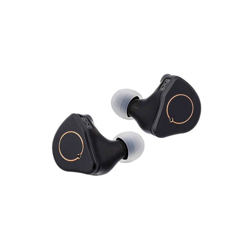 SIMGOT SuperMix 4 1DD + 1BA + 1Planar + 1PZT Hybrid Drivers Earphones, Hi-Fi In-Ear Monitor with OFC Silver-Plated Cable for Musician (Black)
