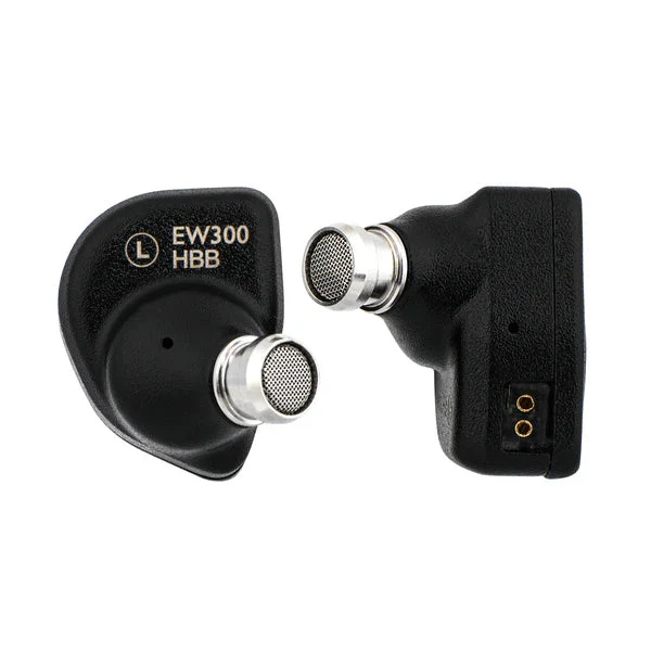SIMGOT EW300 1DD + 1Planar + 1PZT Hybrid Driver In-Ear Monitor & Gaming Earbuds with Detachable Nozzles, Silver-Plated OFC Cable (Grey, HBB Edition, DSP Edition)