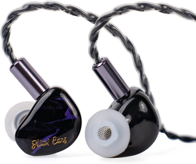 Kiwi Ears Cadenza 10mm Beryllium Dynamic Driver In-Ear Monitor (Red, Blue, Green, Purple)