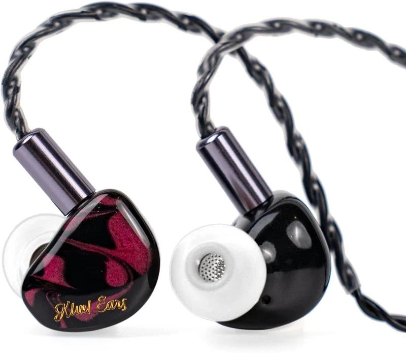 Kiwi Ears Cadenza 10mm Beryllium Dynamic Driver In-Ear Monitor (Red, Blue, Green, Purple)