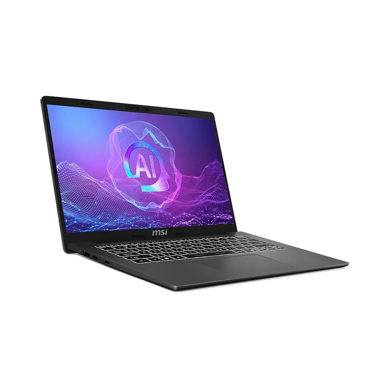 MSI Modern A14 AI+ F3HMG-035PHNN Laptop (Platinum Gray) | 14" FHD (1920x1080) IPS | Ryzen AI 5 330 | 8GB RAM | 512GB SSD | AMD Radeon Graphics | Windows 11 Home | MSI Essential Backpack