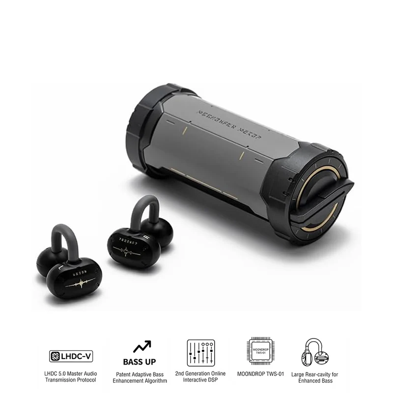 Moondrop x Wuthering Waves U.C.T.S. Open-Ear AI ENC Ear Clip Wireless Earbuds (MD-OWS-014)