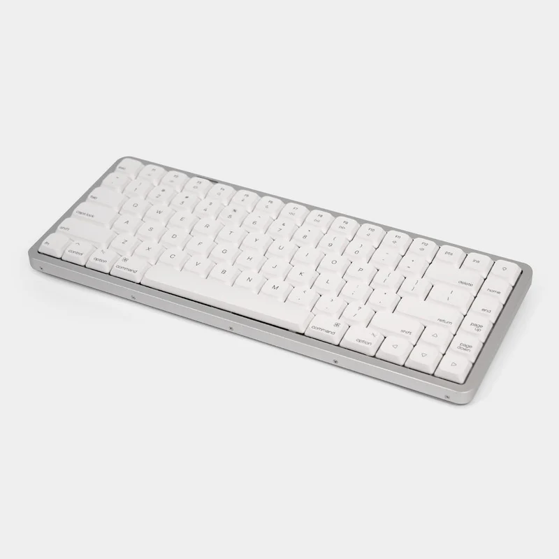 Akko Air 01 Low Profile Multi-Mode RGB Hot-Swappable Mechanical Keyboard (Cloudy White) (Kailh Cloud Switch, Kailh Drift Switch)