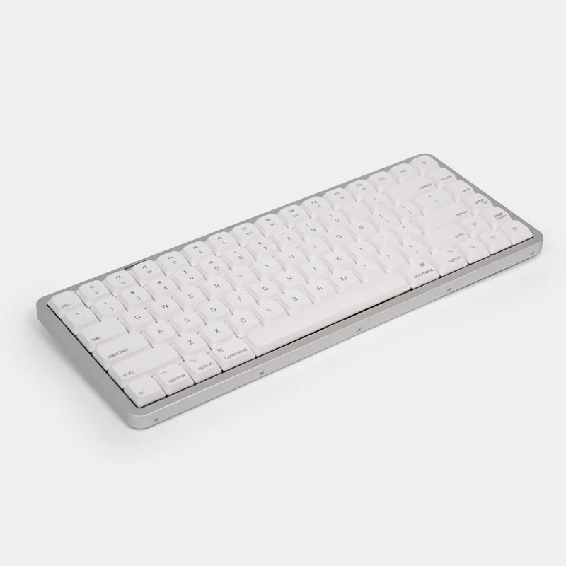 Akko Air 01 Low Profile Multi-Mode RGB Hot-Swappable Mechanical Keyboard (Cloudy White) (Kailh Cloud Switch, Kailh Drift Switch)