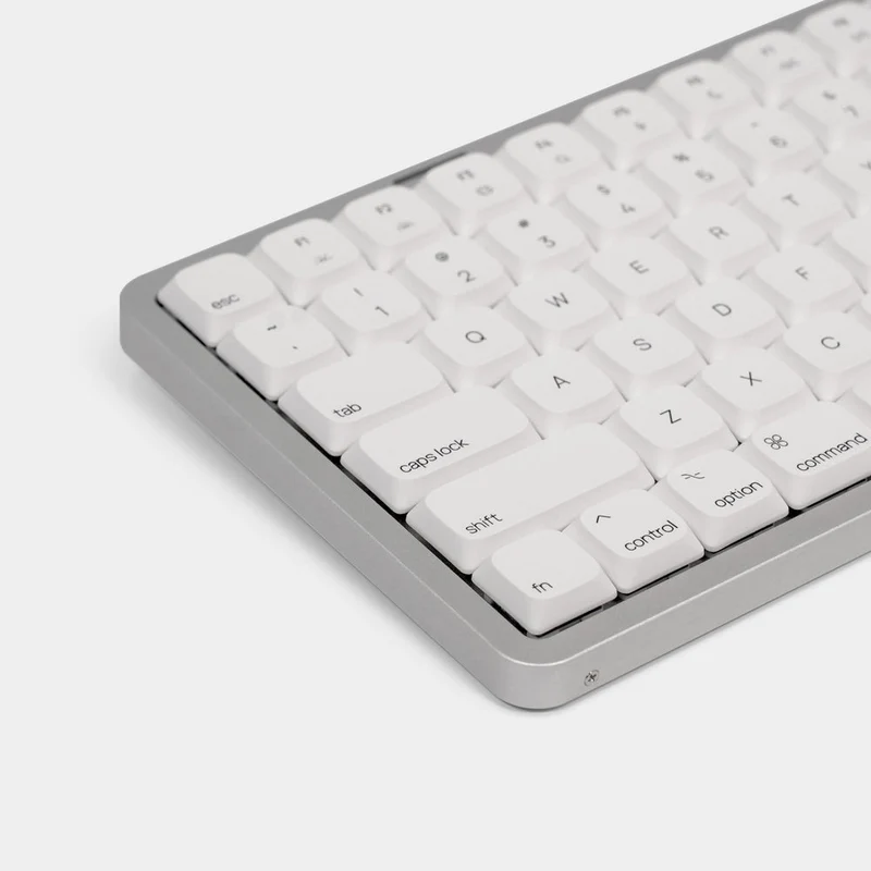 Akko Air 01 Low Profile Multi-Mode RGB Hot-Swappable Mechanical Keyboard (Cloudy White) (Kailh Cloud Switch, Kailh Drift Switch)
