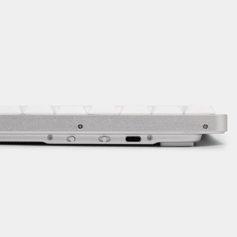 Akko Air 01 Low Profile Multi-Mode RGB Hot-Swappable Mechanical Keyboard (Cloudy White) (Kailh Cloud Switch, Kailh Drift Switch)